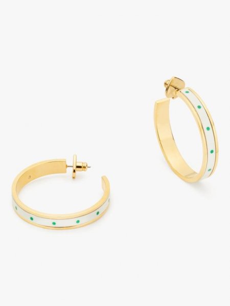 Kate Spade Women's Sun Dot Heritage Spade Flower Hoops | Free Shipping