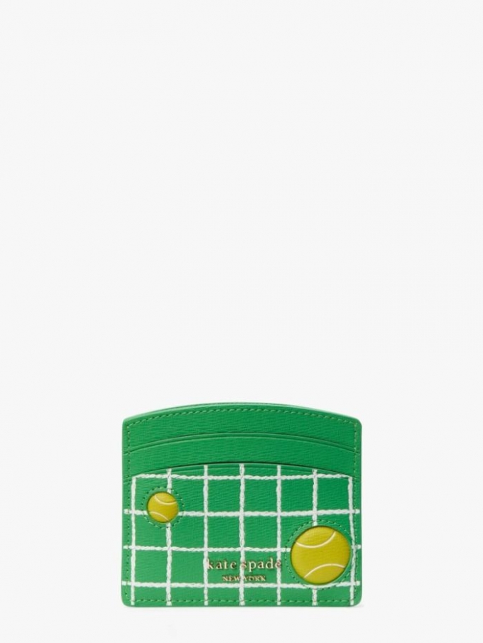 Kate Spade Women's Fresh Greens Multi Courtside Card Holder | New Arrivals