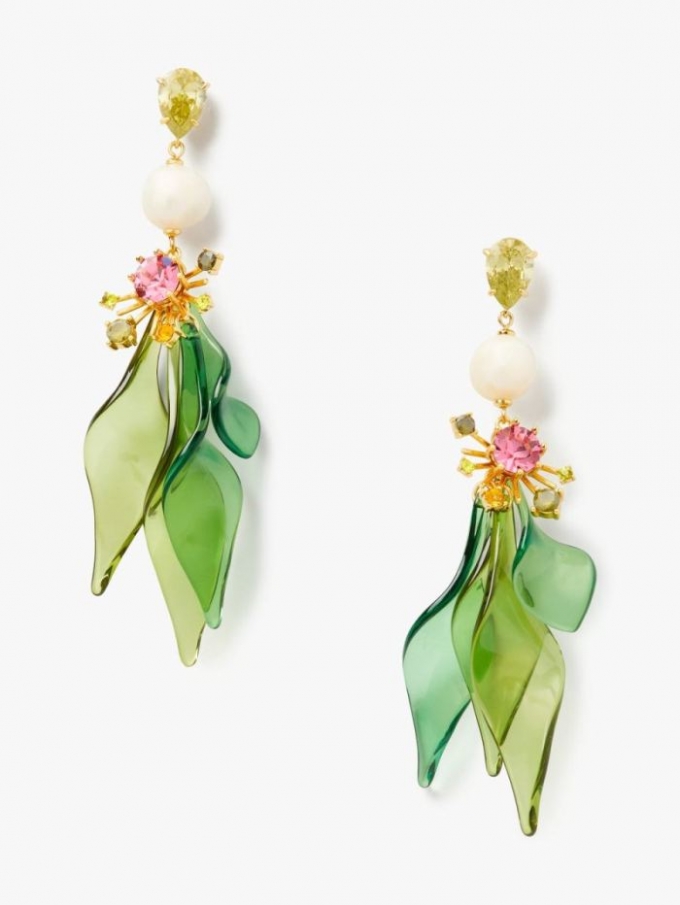 Kate Spade Women's Multi Rooftop Garden Statement Earrings | Free Shipping