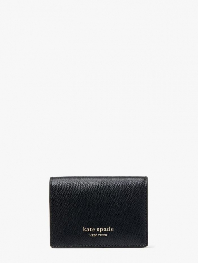 Kate Spade Women's Black Spencer Business Cardholder | New Arrivals