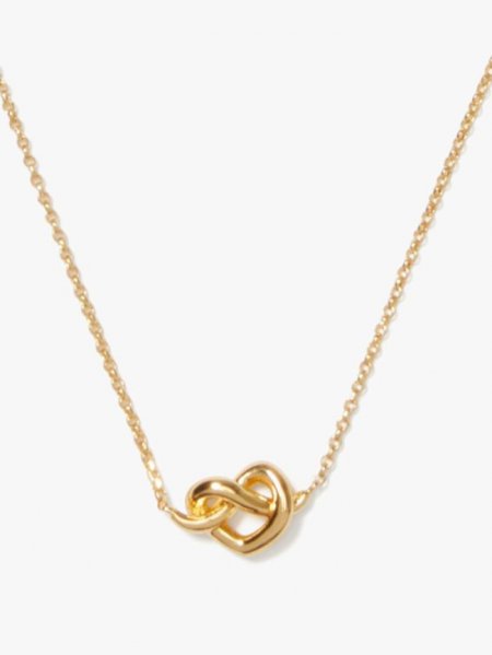 Kate Spade Women's Gold Loves Me Knot Mini Pendant | Special Offer