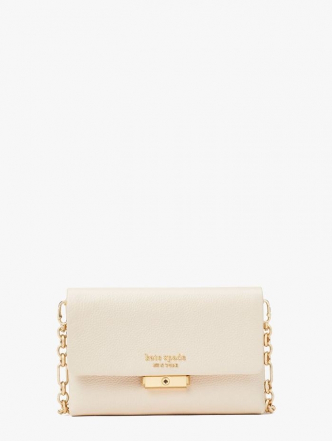 Kate Spade Women's Milk Glass Carlyle Chain Wallet | Ireland Outlet