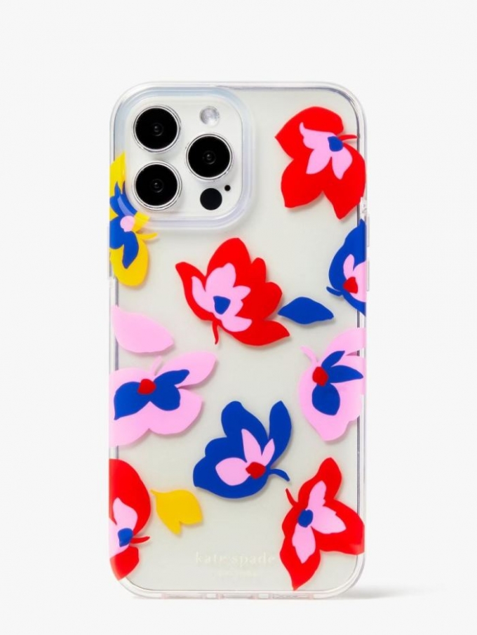 Kate Spade Women's Clear Multi Summer Flowers Iphone 13 Pro Max Phone Case | Online Sale