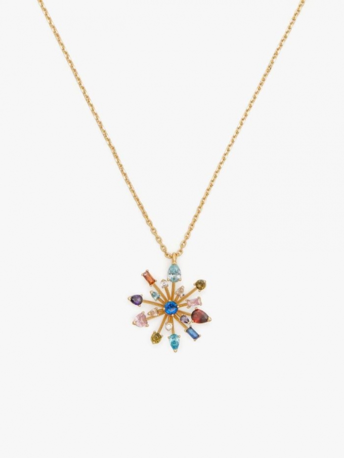 Kate Spade Women's Multi Firework Floral Pendant | Special Offer