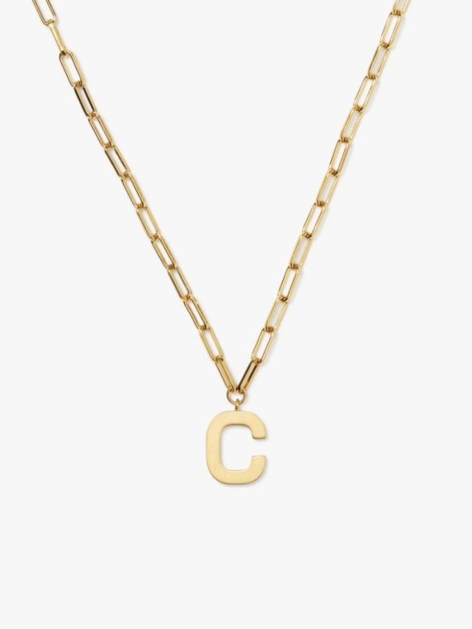 Kate Spade Women's Gold. C Initial This Pendant | Special Offer