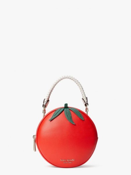 Kate Spade Women's Bright Red Double Roma Tomato Small Crossbody | Ireland Outlet