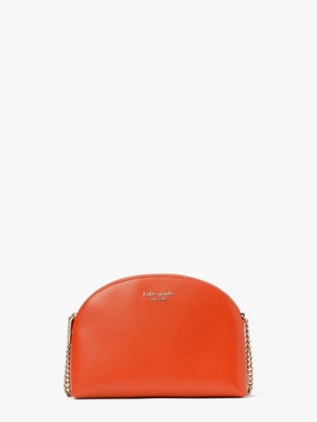 Kate Spade Women's Dried Apricot Spencer Double-Zip Dome Crossbody | Ireland Outlet