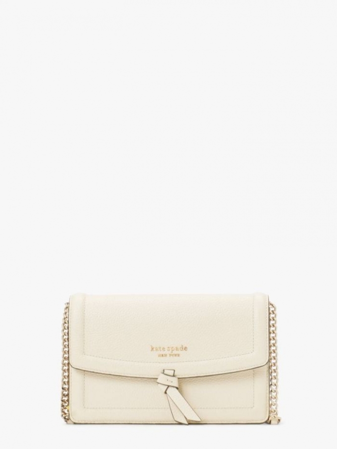 Kate Spade Women's Milk Glass Knott Flap Crossbody | Ireland Outlet