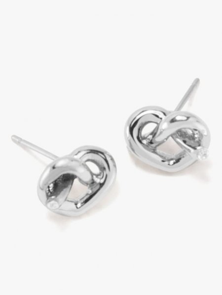 Kate Spade Women's Silver Loves Me Knot Studs | Special Offer