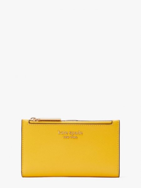 Kate Spade Women's Morning Light Spencer Small Slim Bifold Wallet | New Arrivals