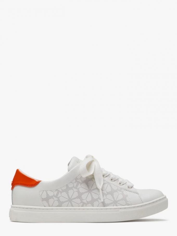 Kate Spade Women's Opt Wht/Celeste Blu Audrey Sneakers | Online Sale