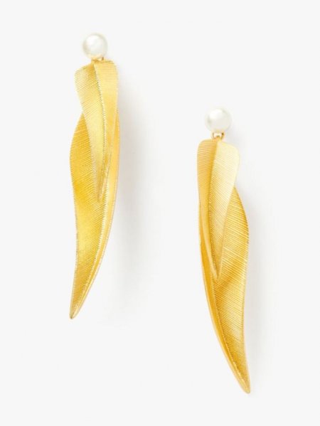 Kate Spade Women's Gold Multi Palmer Statement Earrings | Free Shipping