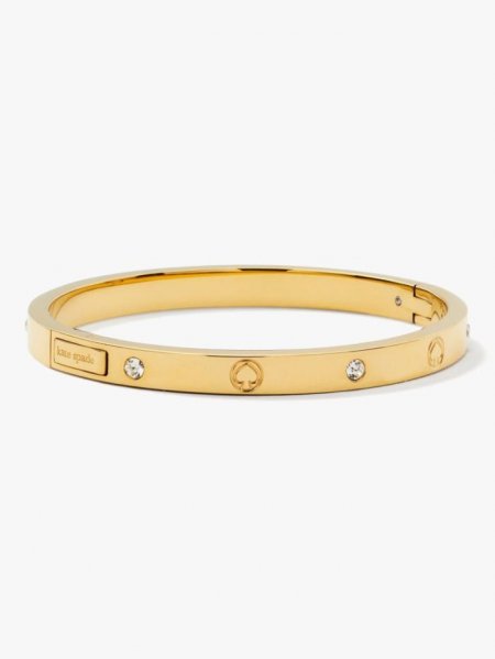 Kate Spade Women's Gold Infinite Spade Engraved Spade Bangle | Special Offer