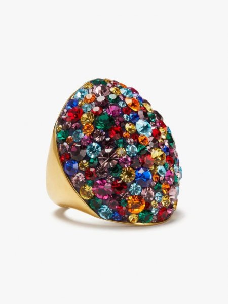 Kate Spade Women's Multi Rainbow Dot Mood Ring | Special Offer