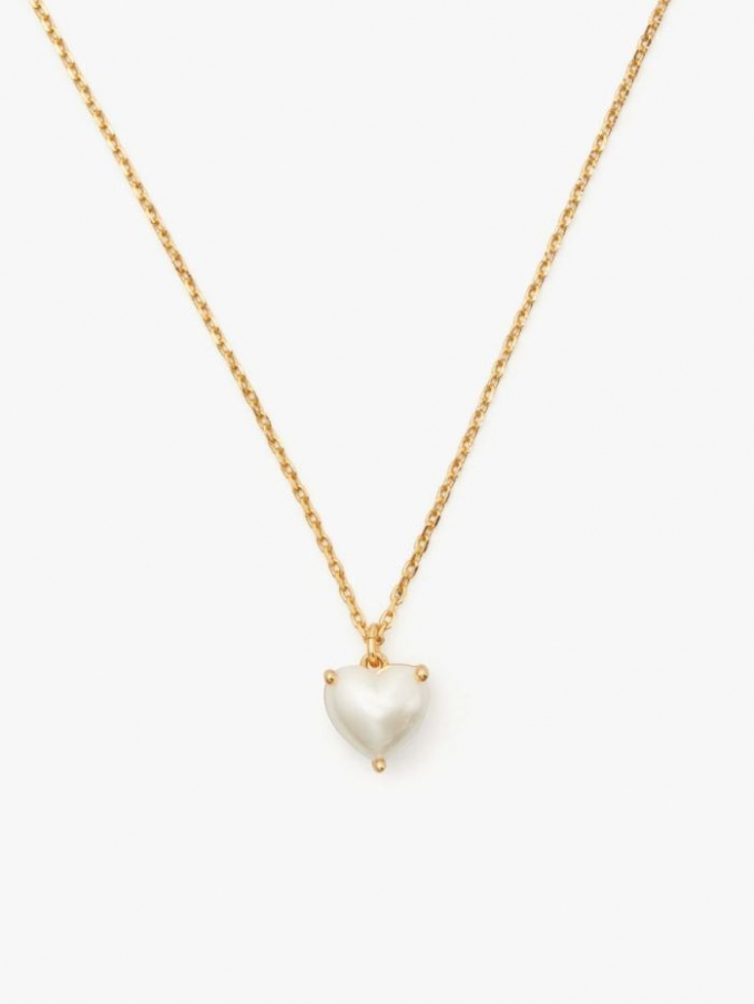 Kate Spade Women's Pearl My Love June Heart Pendant | Special Offer