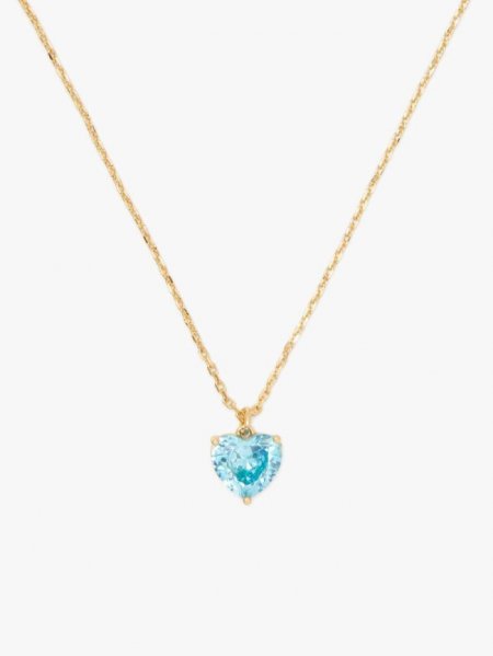 Kate Spade Women's Aquamarine My Love March Heart Pendant | Special Offer