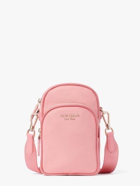 Kate Spade Women's Carolina Coral The Little Better Sam Nylon North South Phone Crossbody | Ireland Outlet