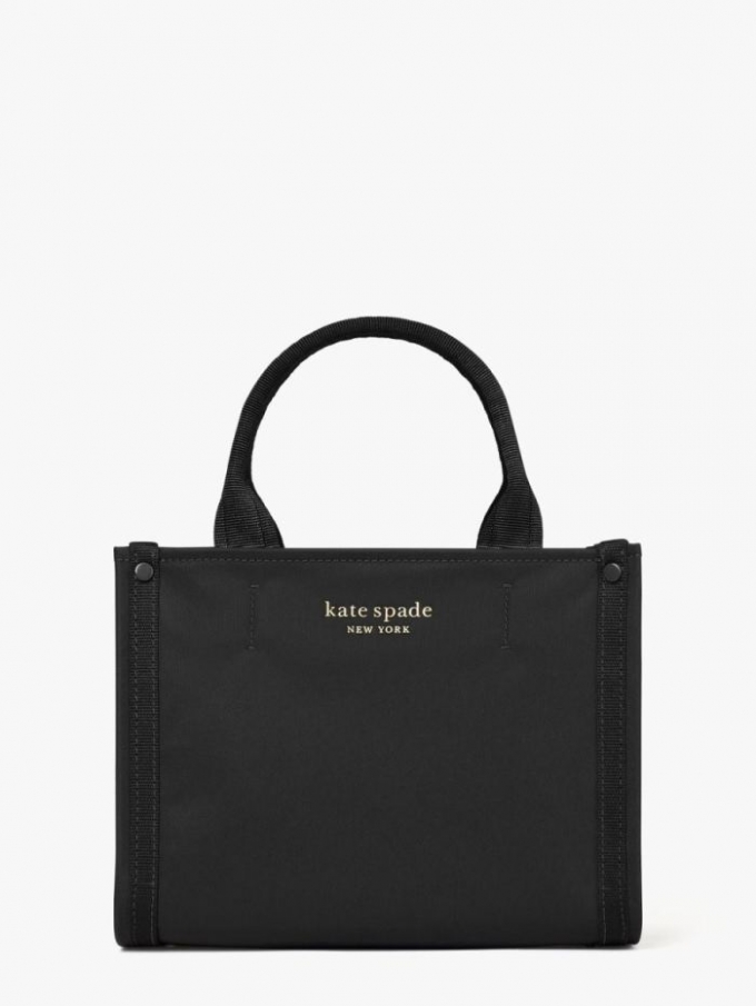 Kate Spade Women's Black The Little Better Sam Nylon Mini Tote | Ireland Outlet