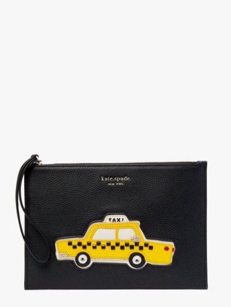 Kate Spade Women's Black Multi. On Purpose Taxi Pouch | Free Shipping