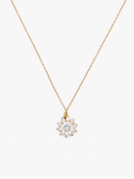 Kate Spade Women's Clear. Sunny Halo Pendant | Special Offer