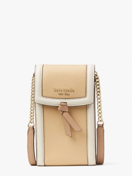 Kate Spade Women's Warm Stone Multi Knott Colorblocked North South Phone Crossbody | Online Sale