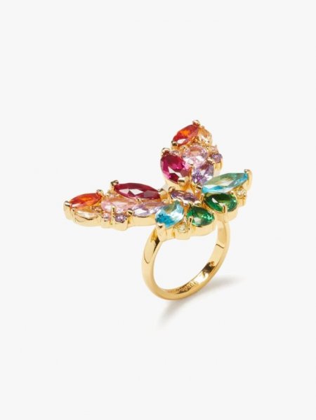 Kate Spade Women's Multi Social Butterfly Statement Ring | Special Offer