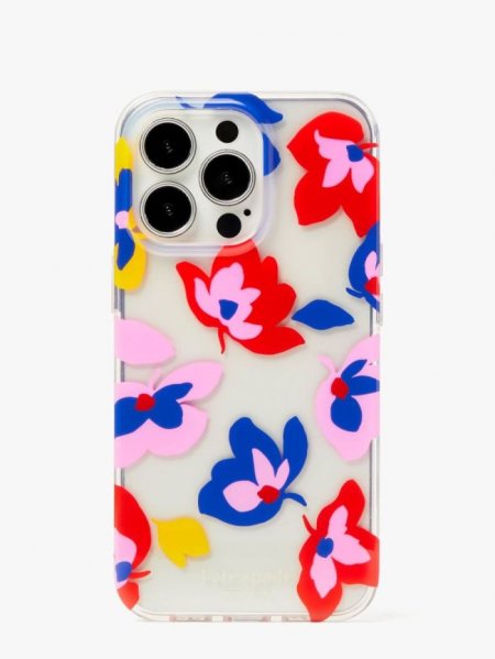 Kate Spade Women's Clear Multi Summer Flowers Iphone 13 Pro Phone Case | Online Sale