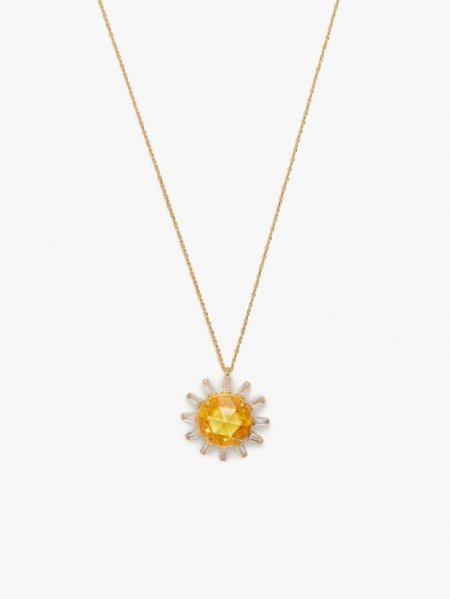 Kate Spade Women's Yellow Multi Sunny Statement Pendant | Special Offer