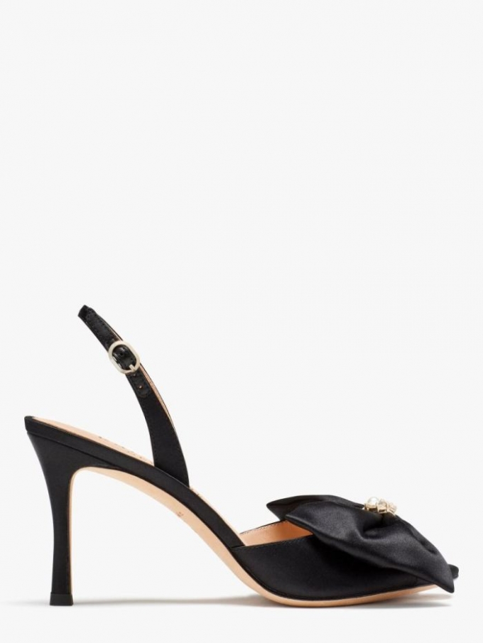 Kate Spade Women's Black Happily Slingback Pumps | Online Sale