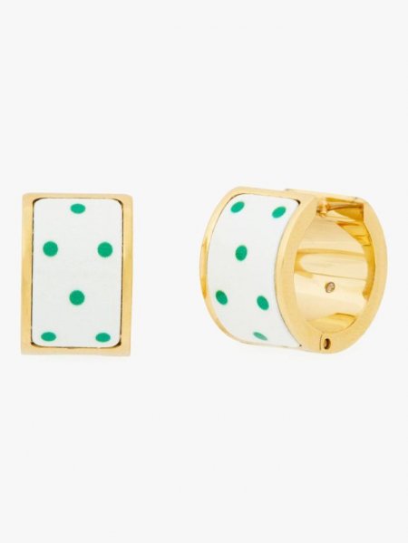 Kate Spade Women's Sun Dot Heritage Spade Flower Huggies | Free Shipping