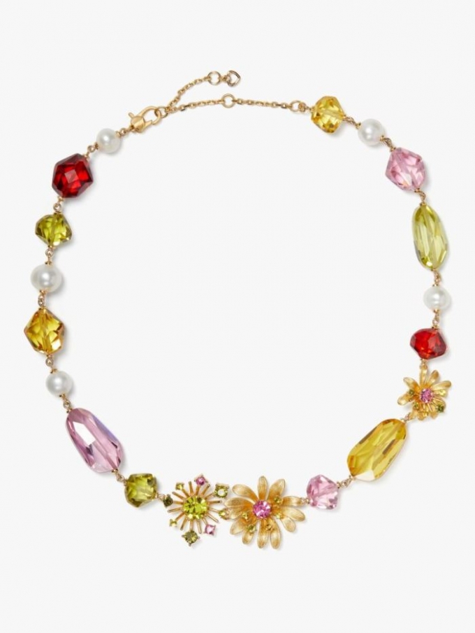 Kate Spade Women's Multi Rooftop Garden Beaded Necklace | Special Offer