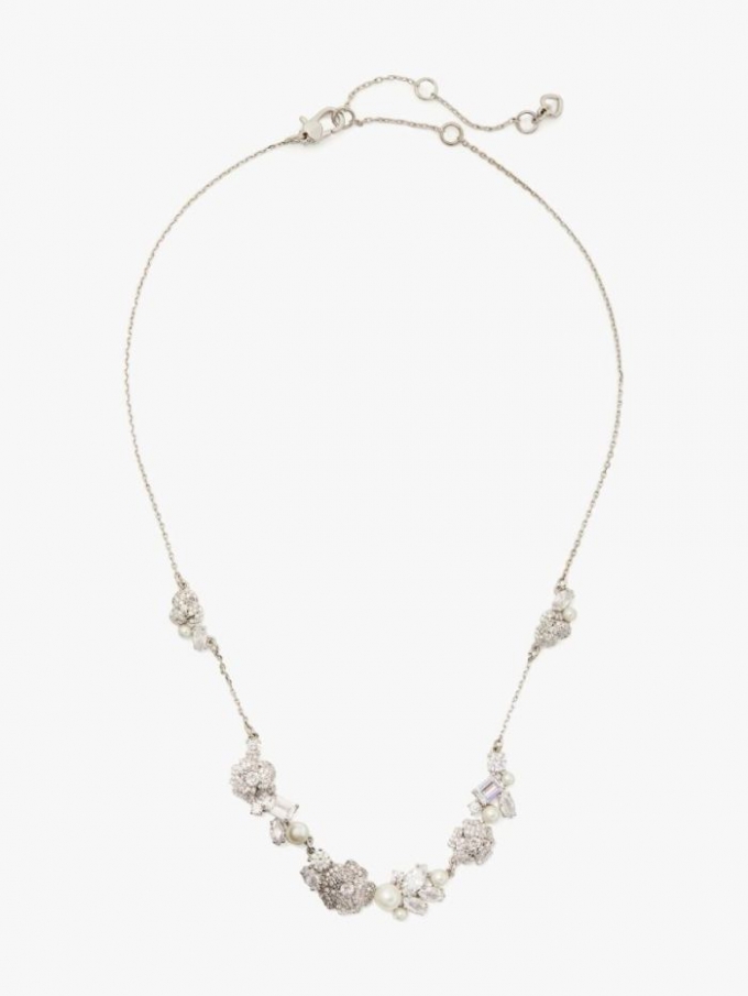 Kate Spade Women's White Multi Bouquet Toss Necklace | Special Offer