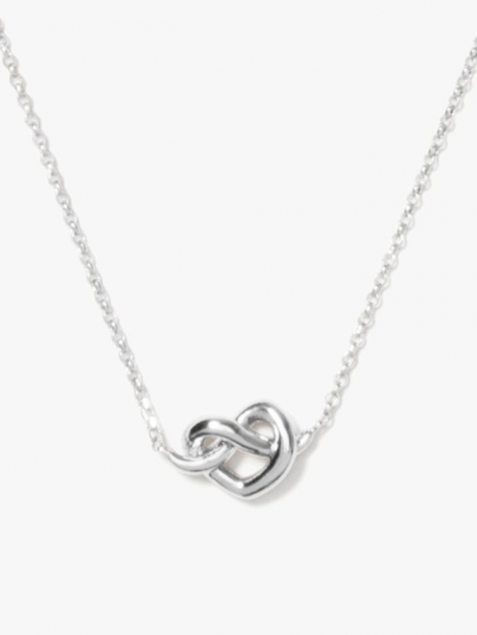 Kate Spade Women's Silver Loves Me Knot Mini Pendant | Special Offer