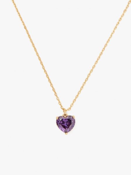 Kate Spade Women's Amethyst My Love February Heart Pendant | Special Offer