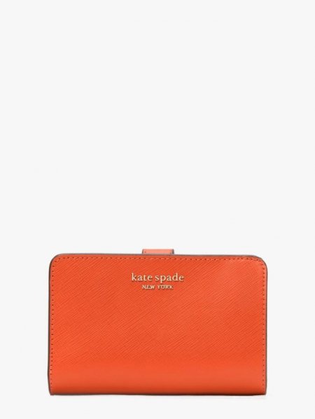 Kate Spade Women's Dried Apricot Spencer Compact Wallet | New Arrivals