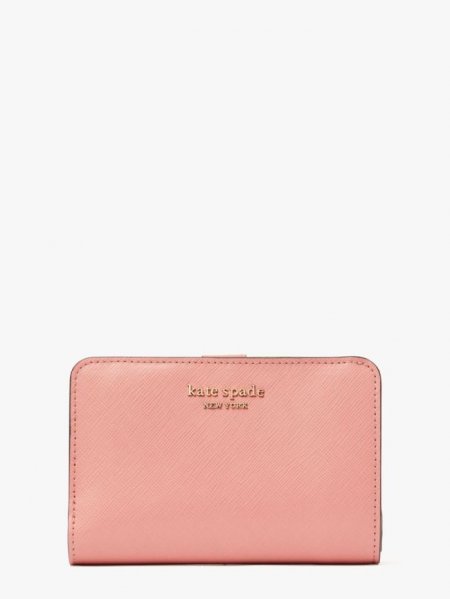 Kate Spade Women's Serene Pink Spencer Compact Wallet | New Arrivals