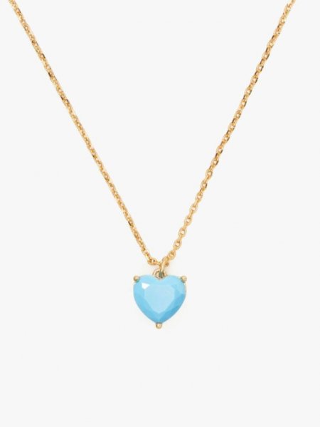 Kate Spade Women's Turquoise My Love December Heart Pendant | Special Offer