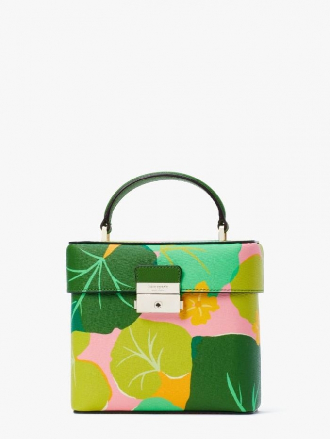 Kate Spade Women's Multi Voyage Cucumber Floral Small Top-Handle Crossbody | Ireland Outlet