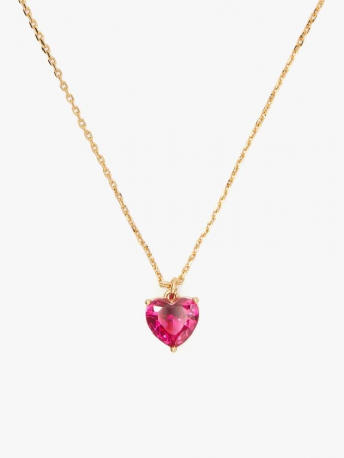 Kate Spade Women's Ruby. My Love July Heart Pendant | Special Offer