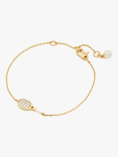 Kate Spade Women's Cream Multi Queen Of The Court Tennis Line Bracelet | Special Offer