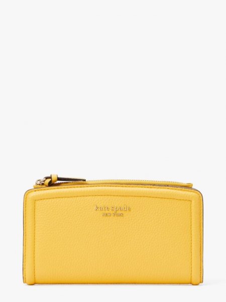 Kate Spade Women's Morning Light Knott Zip Slim Wallet | New Arrivals