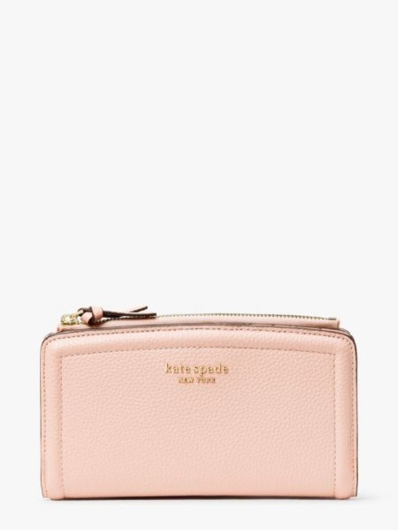 Kate Spade Women's Coral Gable Knott Zip Slim Wallet | New Arrivals