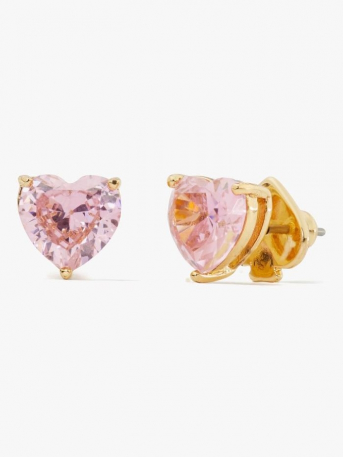 Kate Spade Women's Pink. My Love Heart Studs | Free Shipping