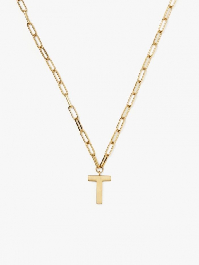 Kate Spade Women's Gold. T Initial This Pendant | Special Offer