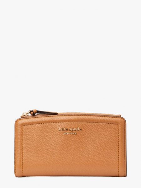 Kate Spade Women's Bungalow Knott Zip Slim Wallet | New Arrivals