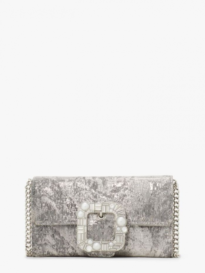 Kate Spade Women's Pale Gold Multi Bridal Buckle Lurex Crossbody | Ireland Outlet