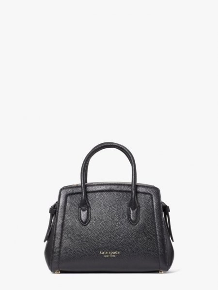 Kate Spade Women's Black Knott Mini Satchel | Ireland Outlet