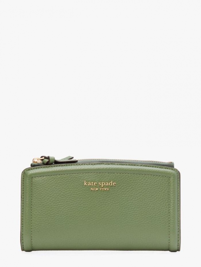 Kate Spade Women's Romaine Knott Zip Slim Wallet | New Arrivals