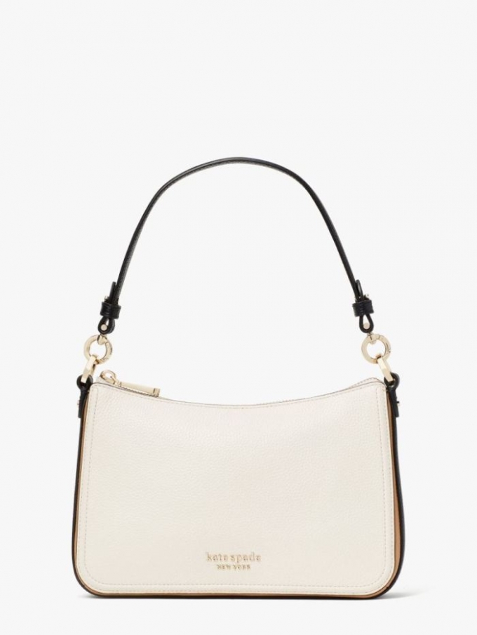 Kate Spade Women's Parchment Multi Hudson Colorblocked Medium Convertible Crossbody | Ireland Outlet