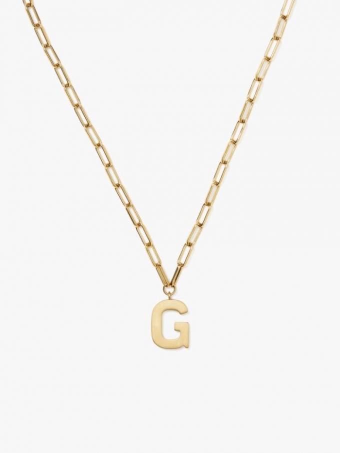 Kate Spade Women's Gold. G Initial This Pendant | Special Offer